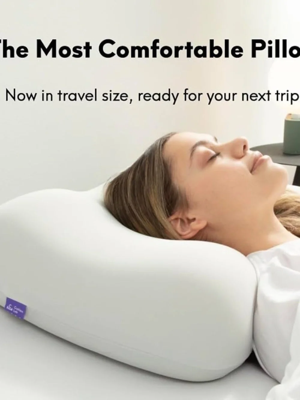 Like NEW Cushion Lab Travel Deep Sleep Pillow – Compact Memory Foam Spark $99
